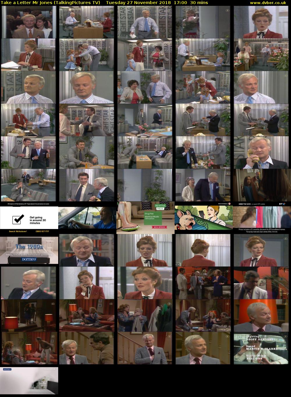 Take a Letter Mr Jones (TalkingPictures TV) Tuesday 27 November 2018 17:00 - 17:30