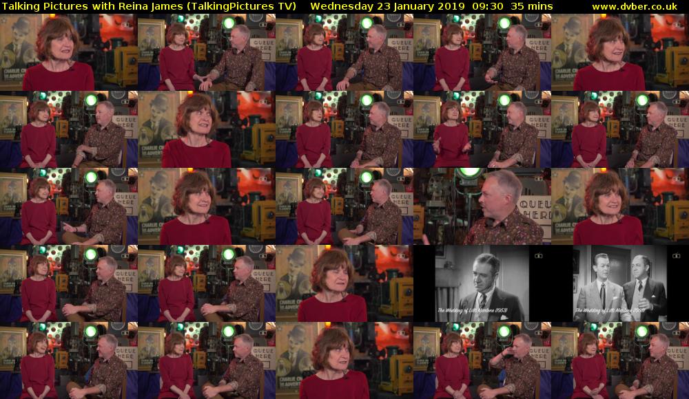 Talking Pictures with Reina James (TalkingPictures TV) Wednesday 23 January 2019 09:30 - 10:05
