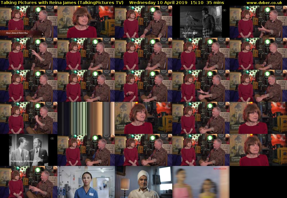 Talking Pictures with Reina James (TalkingPictures TV) Wednesday 10 April 2019 15:10 - 15:45