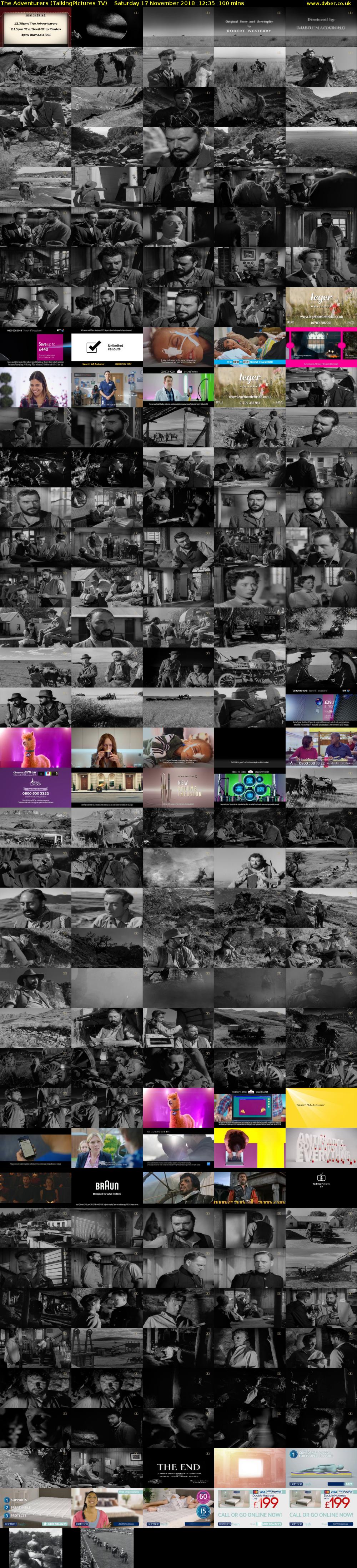 The Adventurers (TalkingPictures TV) Saturday 17 November 2018 12:35 - 14:15