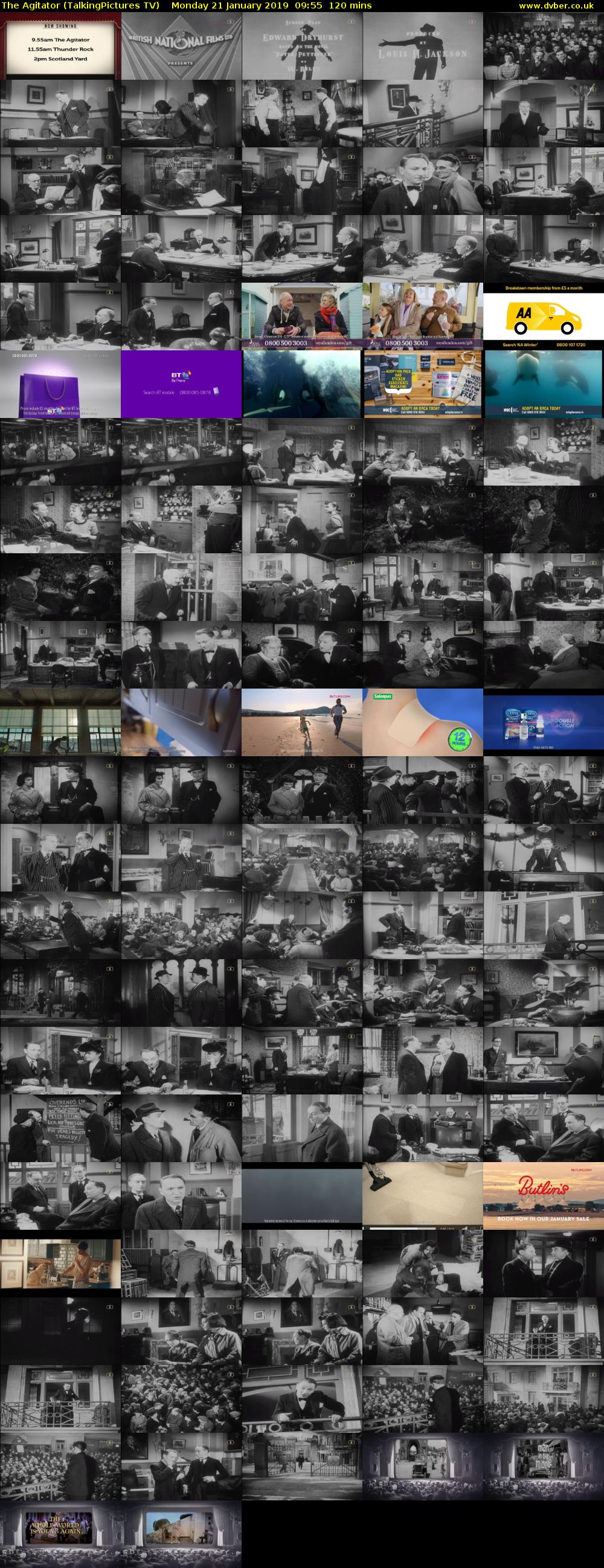 The Agitator (TalkingPictures TV) Monday 21 January 2019 09:55 - 11:55