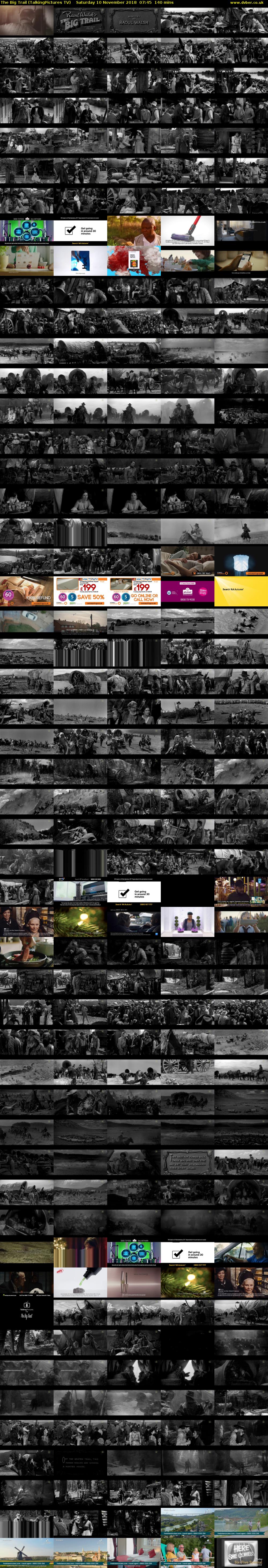 The Big Trail (TalkingPictures TV) Saturday 10 November 2018 07:45 - 10:05