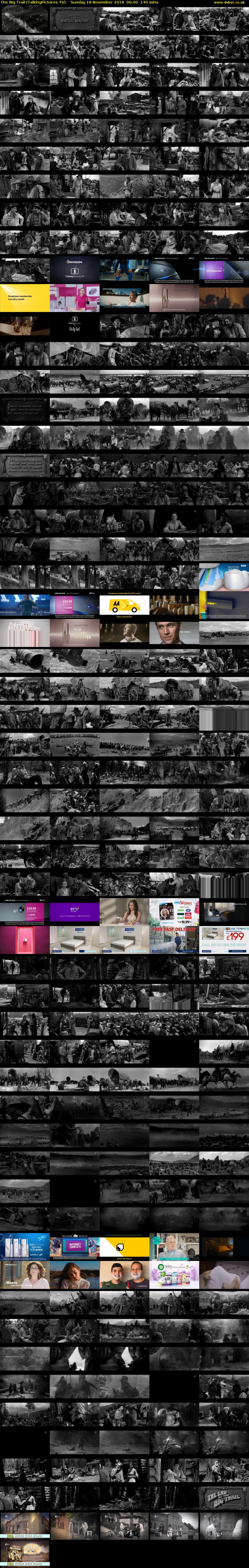 The Big Trail (TalkingPictures TV) Sunday 18 November 2018 06:00 - 08:20