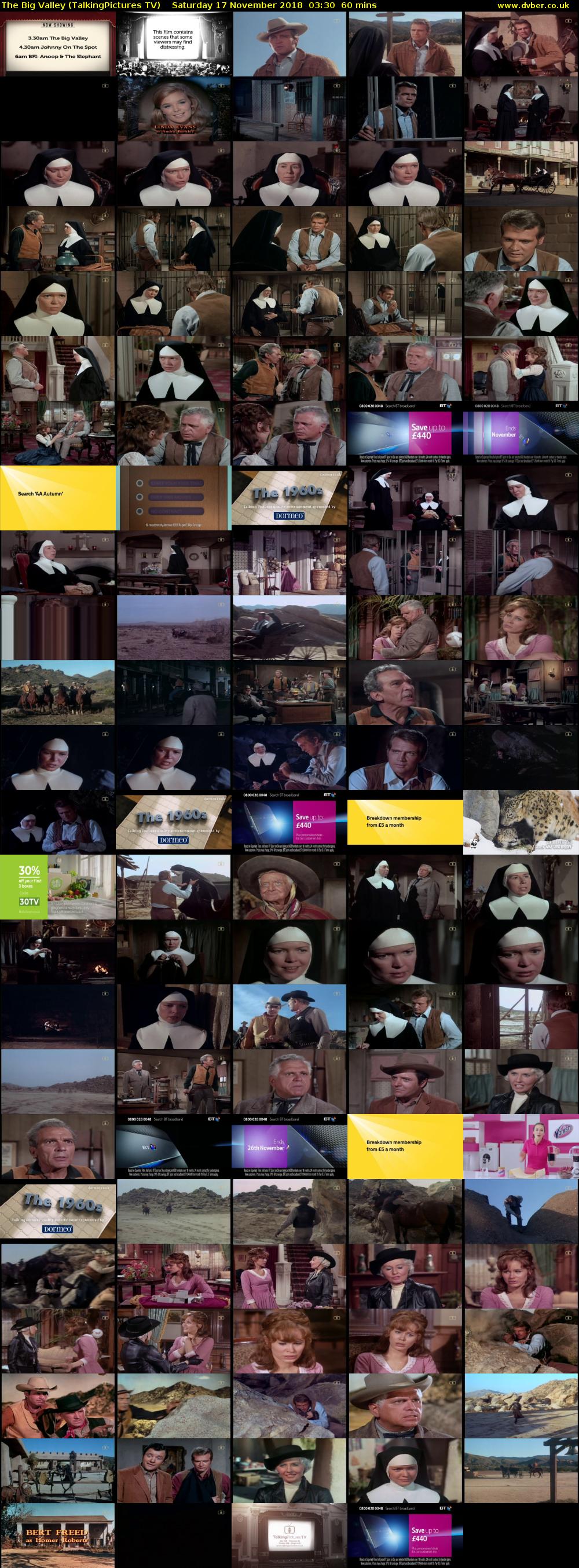 The Big Valley (TalkingPictures TV) Saturday 17 November 2018 03:30 - 04:30