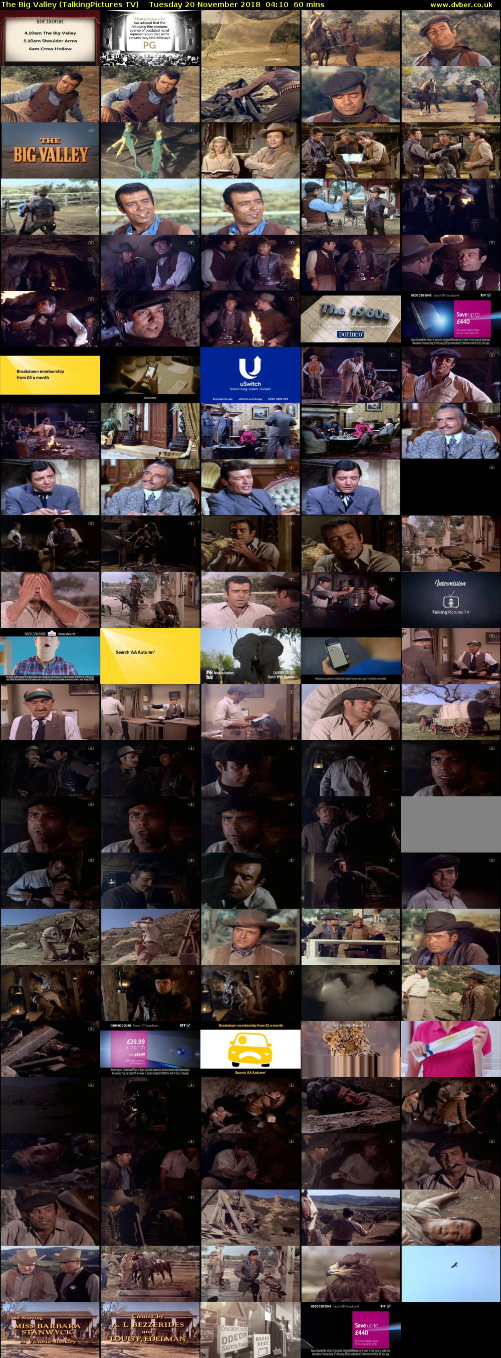 The Big Valley (TalkingPictures TV) Tuesday 20 November 2018 04:10 - 05:10