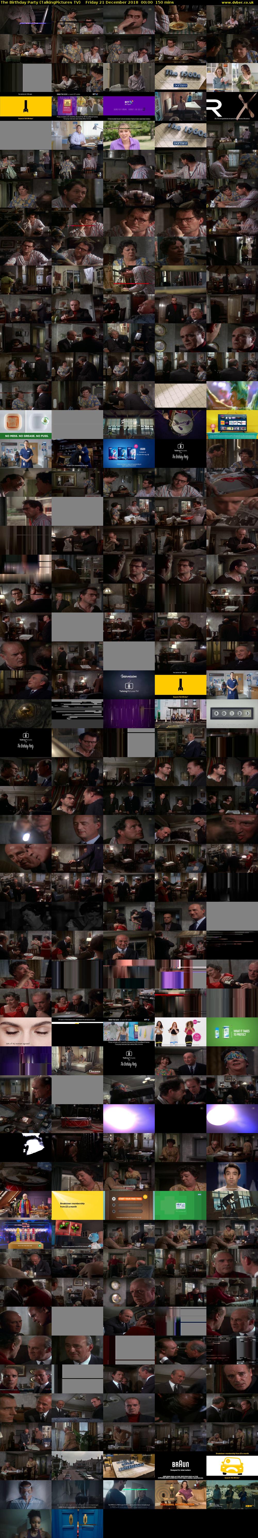 The Birthday Party (TalkingPictures TV) Friday 21 December 2018 00:00 - 02:30