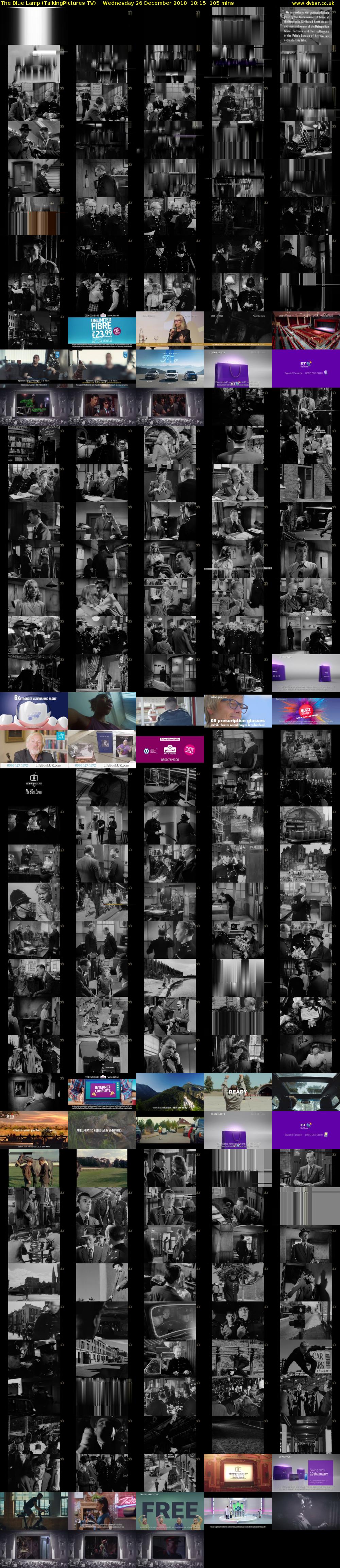 The Blue Lamp (TalkingPictures TV) Wednesday 26 December 2018 18:15 - 20:00