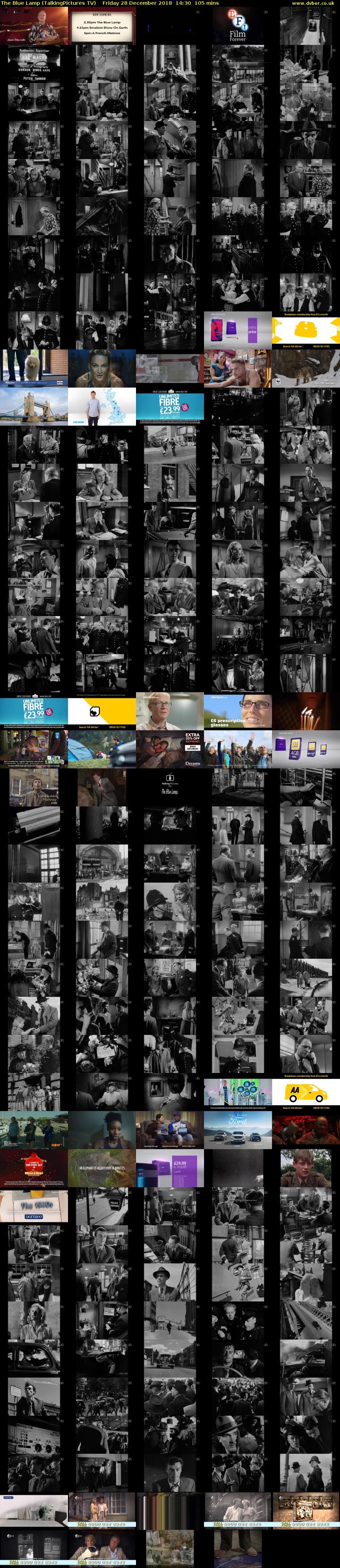 The Blue Lamp (TalkingPictures TV) Friday 28 December 2018 14:30 - 16:15