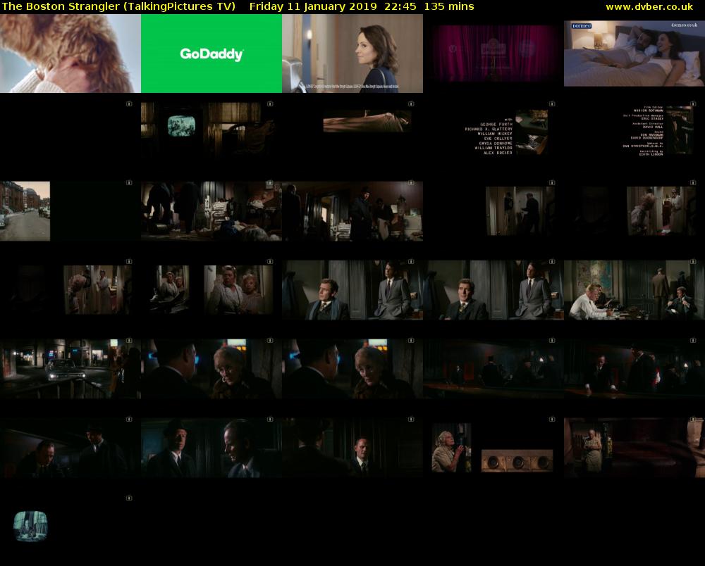The Boston Strangler (TalkingPictures TV) Friday 11 January 2019 22:45 - 01:00