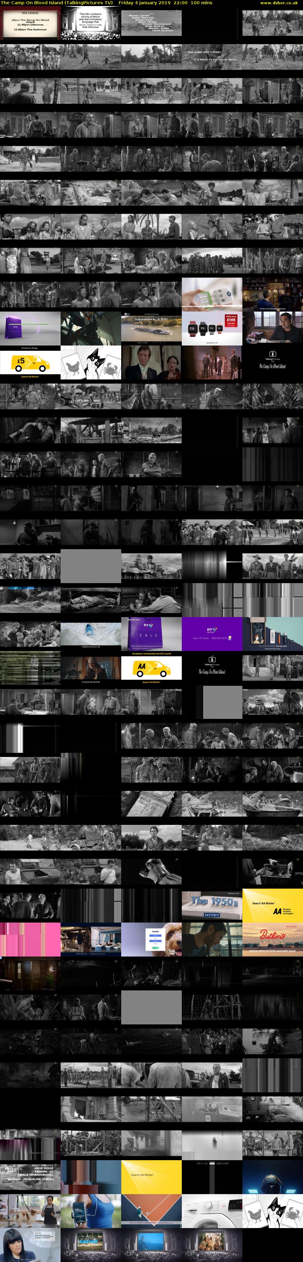 The Camp On Blood Island (TalkingPictures TV) Friday 4 January 2019 22:00 - 23:40