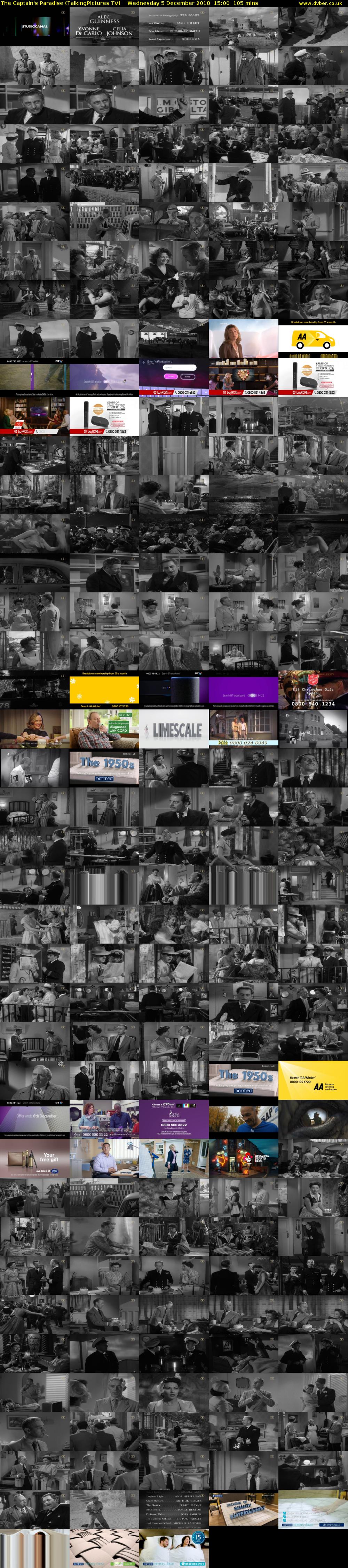 The Captain's Paradise (TalkingPictures TV) Wednesday 5 December 2018 15:00 - 16:45