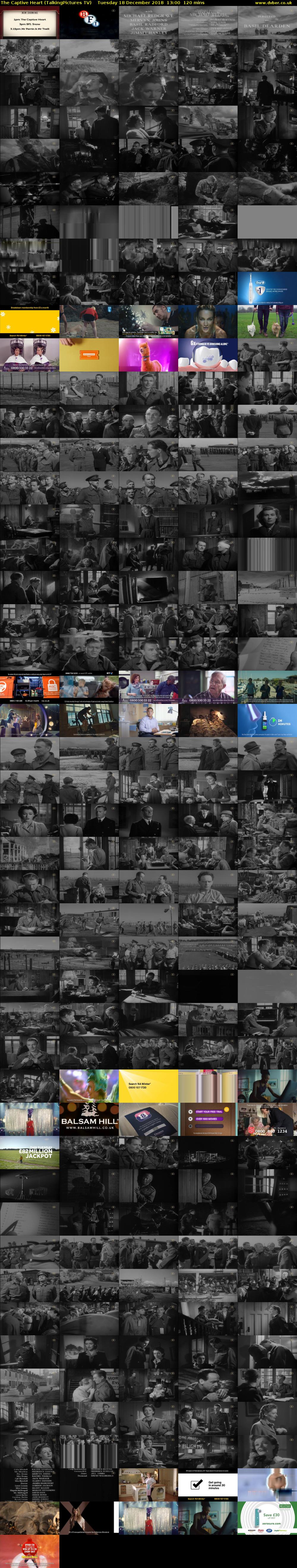 The Captive Heart (TalkingPictures TV) Tuesday 18 December 2018 13:00 - 15:00