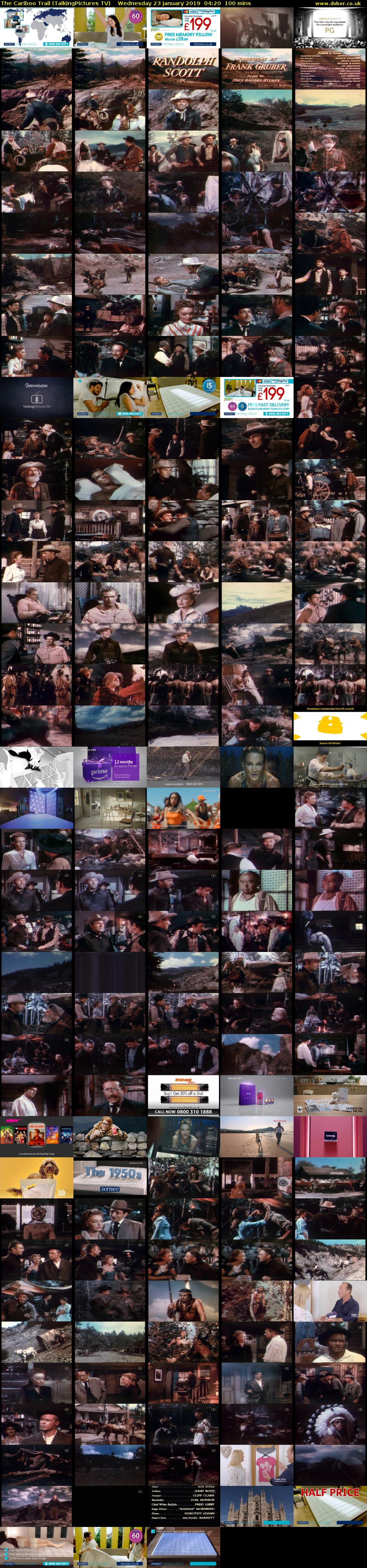 The Cariboo Trail (TalkingPictures TV) Wednesday 23 January 2019 04:20 - 06:00