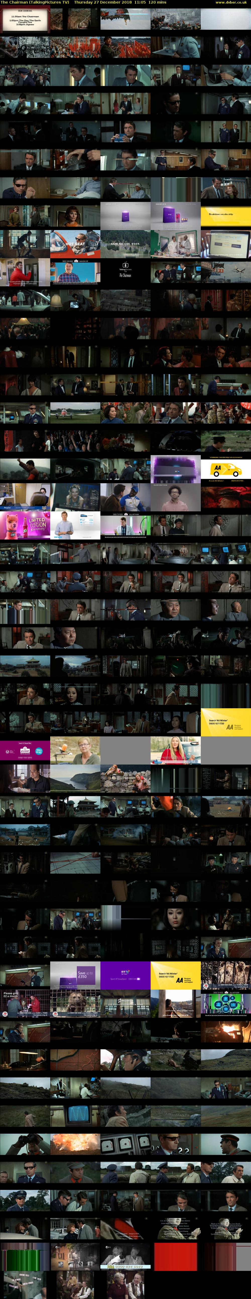 The Chairman (TalkingPictures TV) Thursday 27 December 2018 11:05 - 13:05