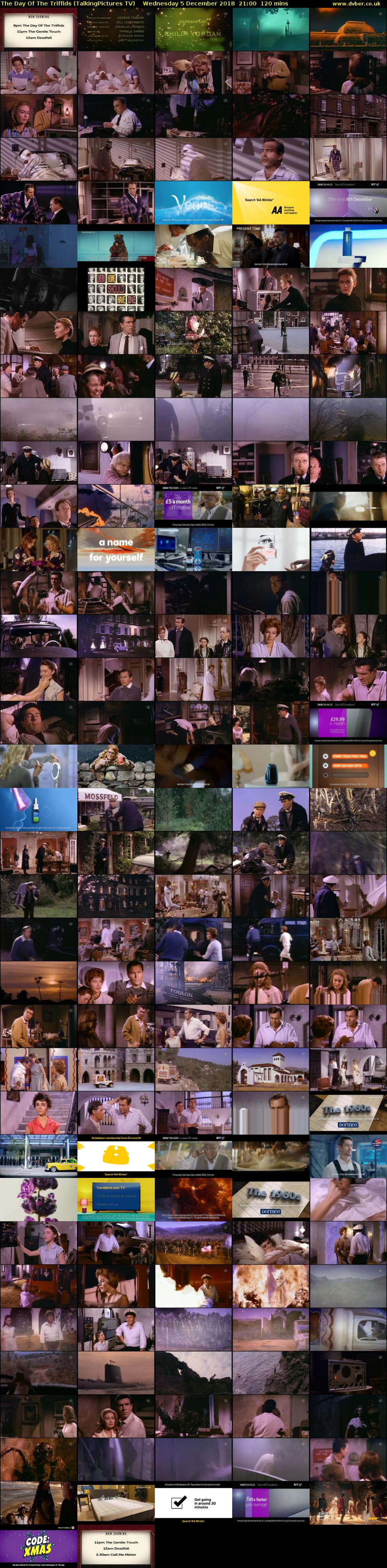 The Day Of The Triffids (TalkingPictures TV) Wednesday 5 December 2018 21:00 - 23:00