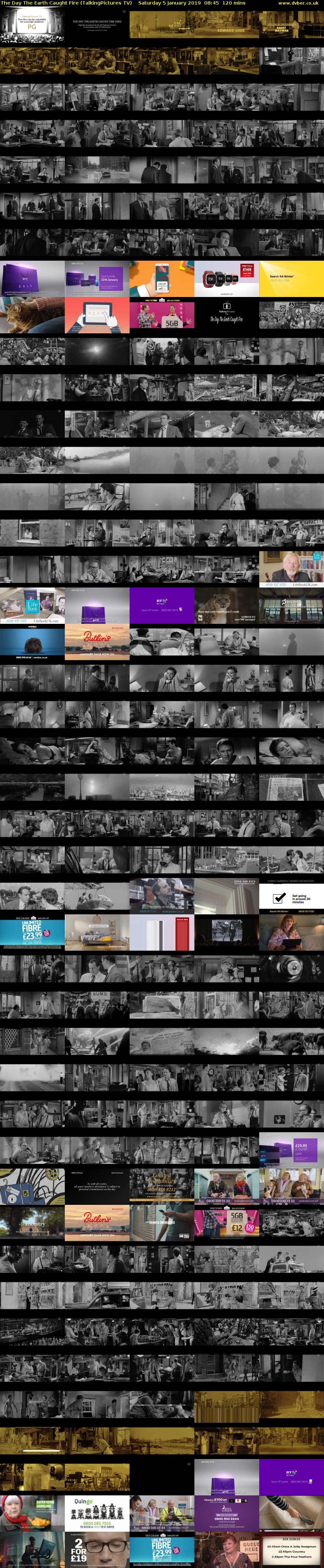 The Day The Earth Caught Fire (TalkingPictures TV) Saturday 5 January 2019 08:45 - 10:45