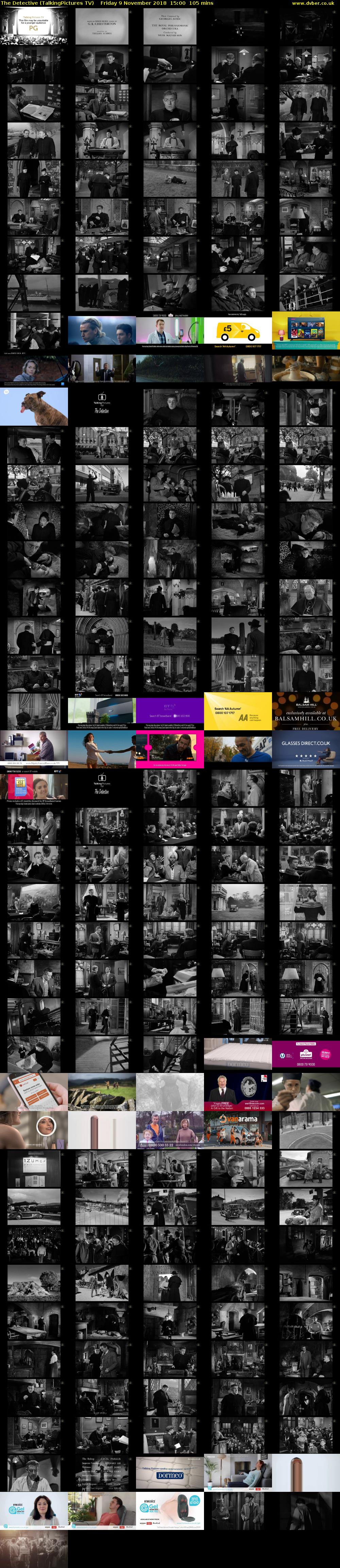 The Detective (TalkingPictures TV) Friday 9 November 2018 15:00 - 16:45