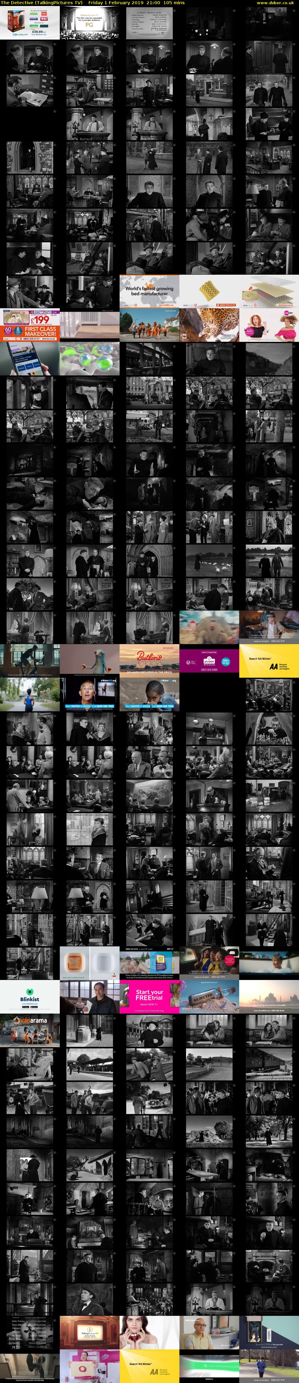 The Detective (TalkingPictures TV) Friday 1 February 2019 21:00 - 22:45