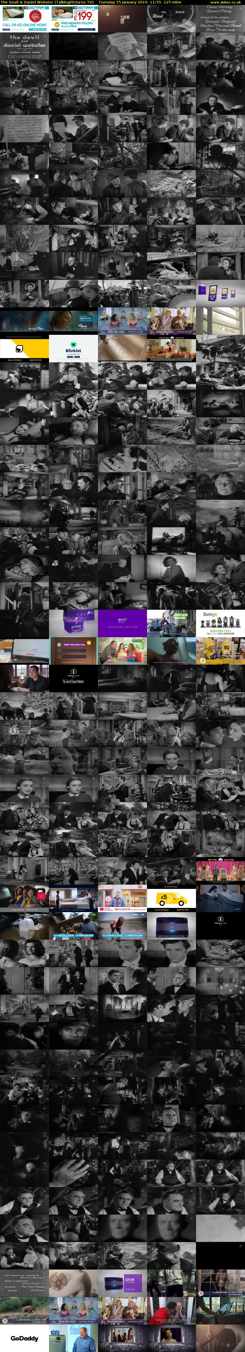 The Devil & Daniel Webster (TalkingPictures TV) Tuesday 15 January 2019 11:55 - 14:00