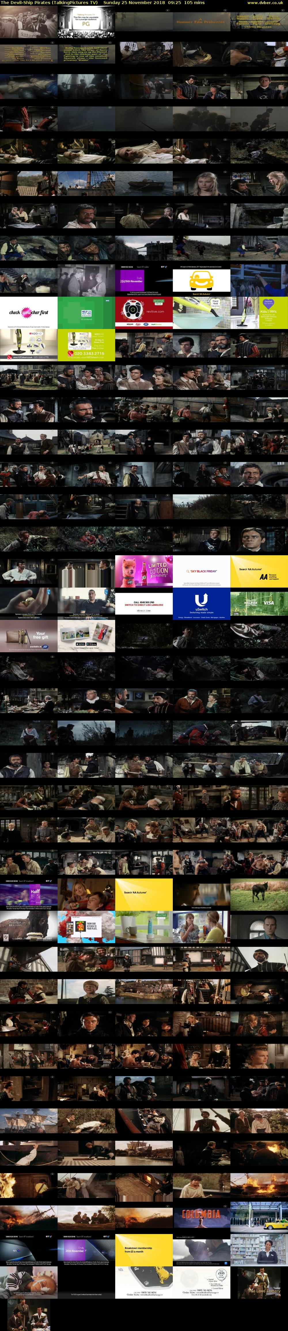 The Devil-Ship Pirates (TalkingPictures TV) Sunday 25 November 2018 09:25 - 11:10