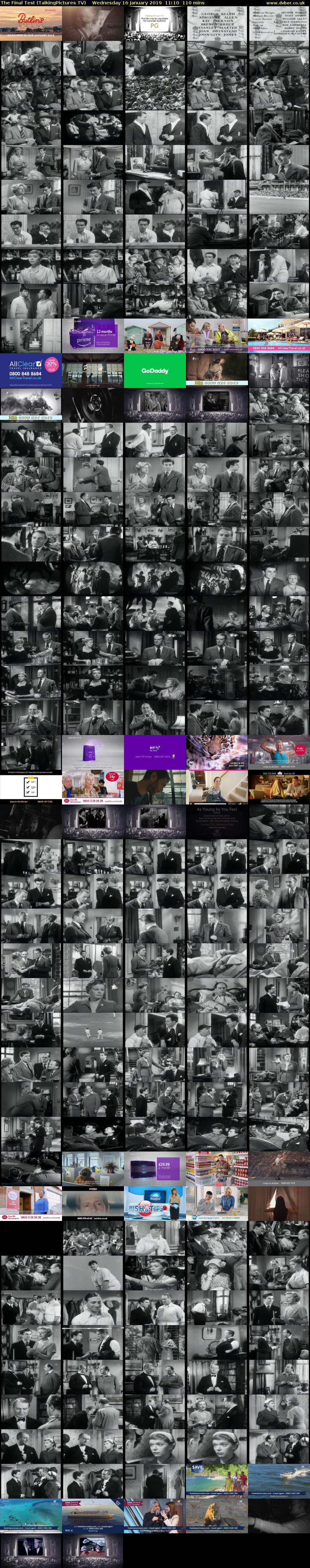 The Final Test (TalkingPictures TV) Wednesday 16 January 2019 11:10 - 13:00