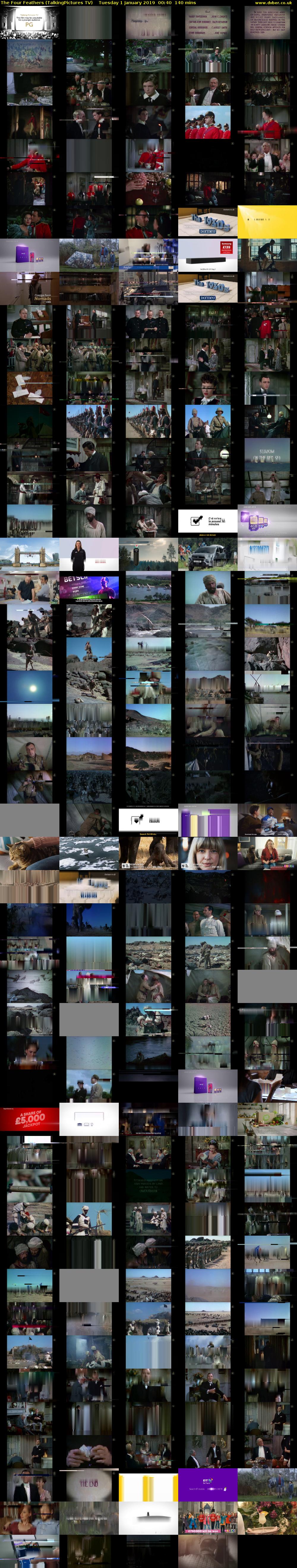 The Four Feathers (TalkingPictures TV) Tuesday 1 January 2019 00:40 - 03:00