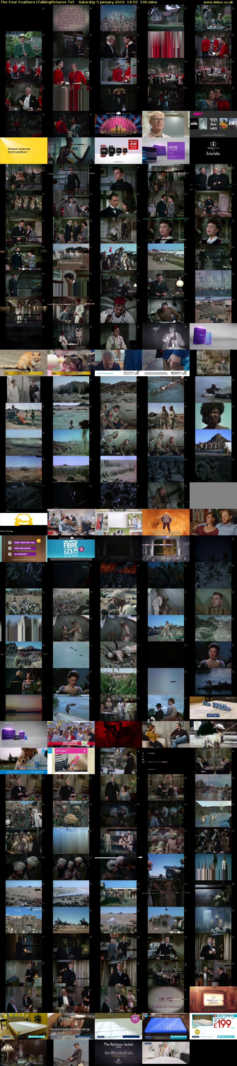 The Four Feathers (TalkingPictures TV) Saturday 5 January 2019 14:55 - 17:15