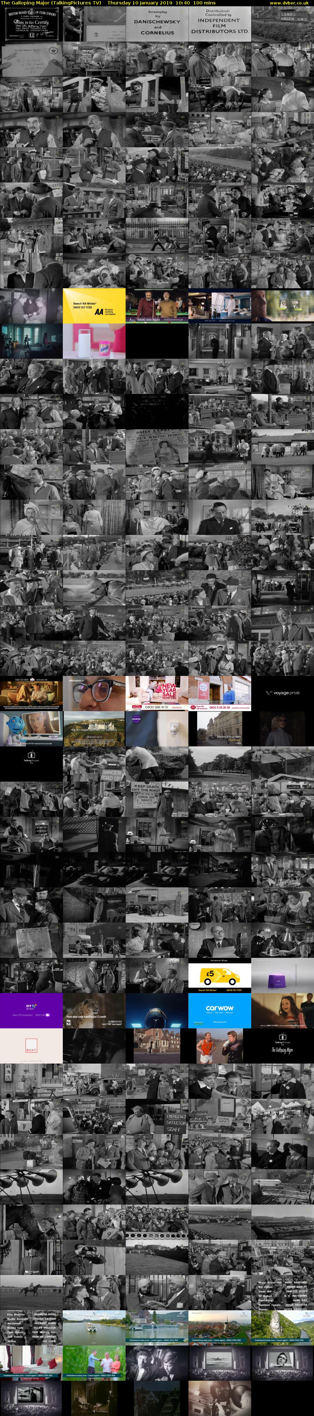 The Galloping Major (TalkingPictures TV) Thursday 10 January 2019 10:40 - 12:20