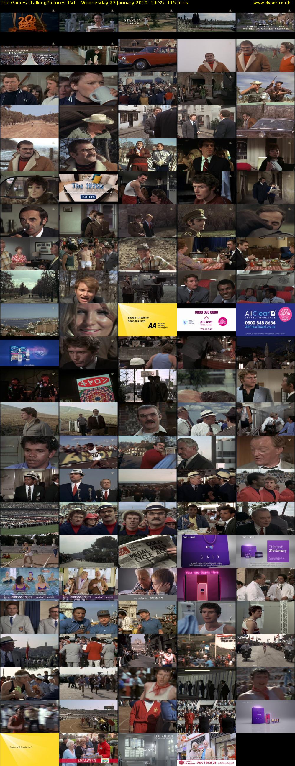 The Games (TalkingPictures TV) Wednesday 23 January 2019 14:35 - 16:30