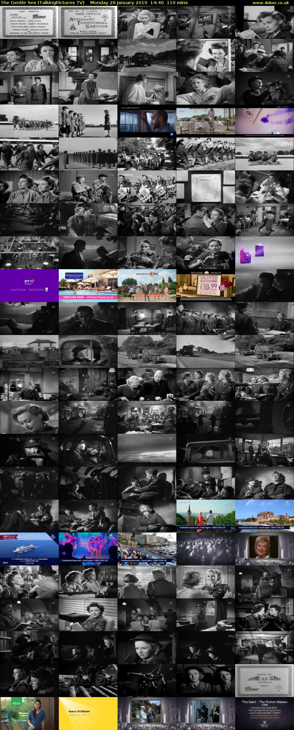 The Gentle Sex (TalkingPictures TV) Monday 28 January 2019 14:40 - 16:30