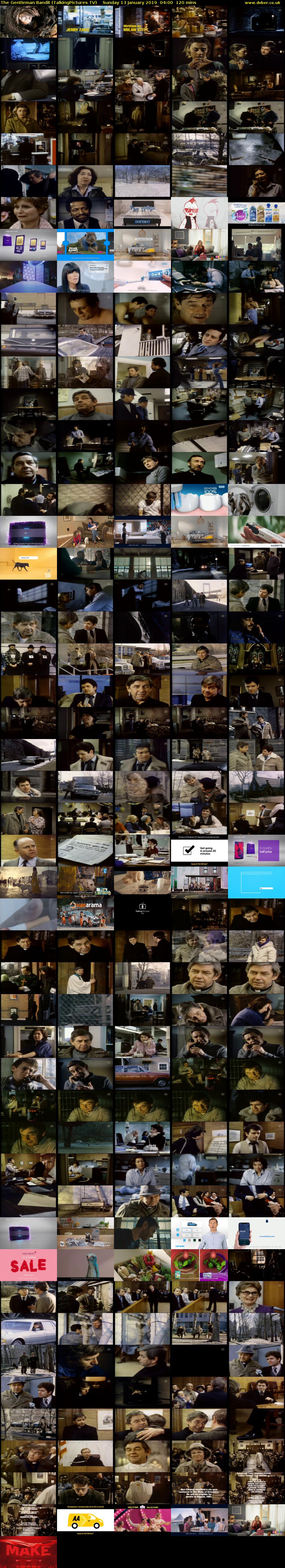 The Gentleman Bandit (TalkingPictures TV) Sunday 13 January 2019 04:00 - 06:00