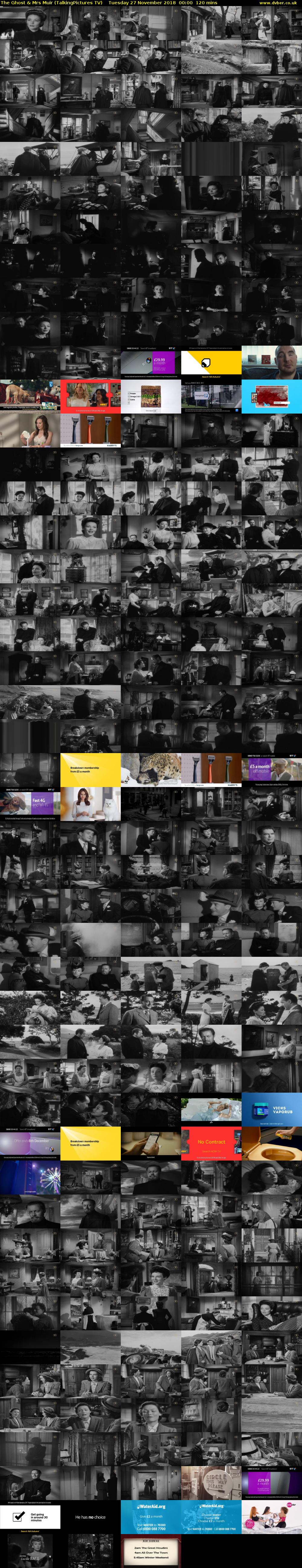 The Ghost & Mrs Muir (TalkingPictures TV) Tuesday 27 November 2018 00:00 - 02:00