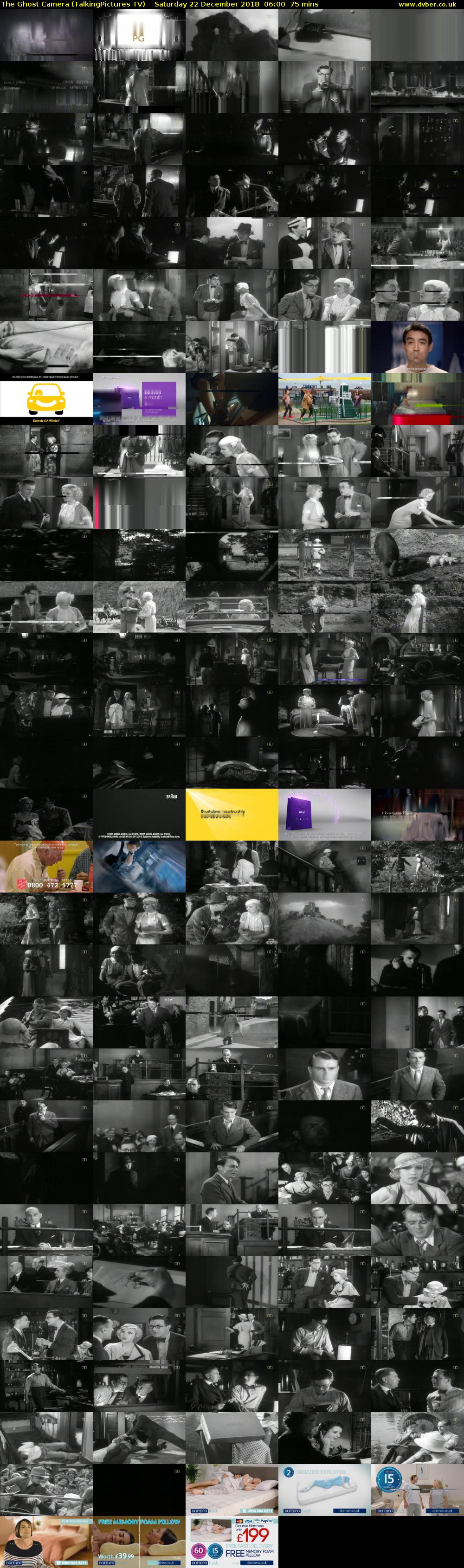 The Ghost Camera (TalkingPictures TV) Saturday 22 December 2018 06:00 - 07:15