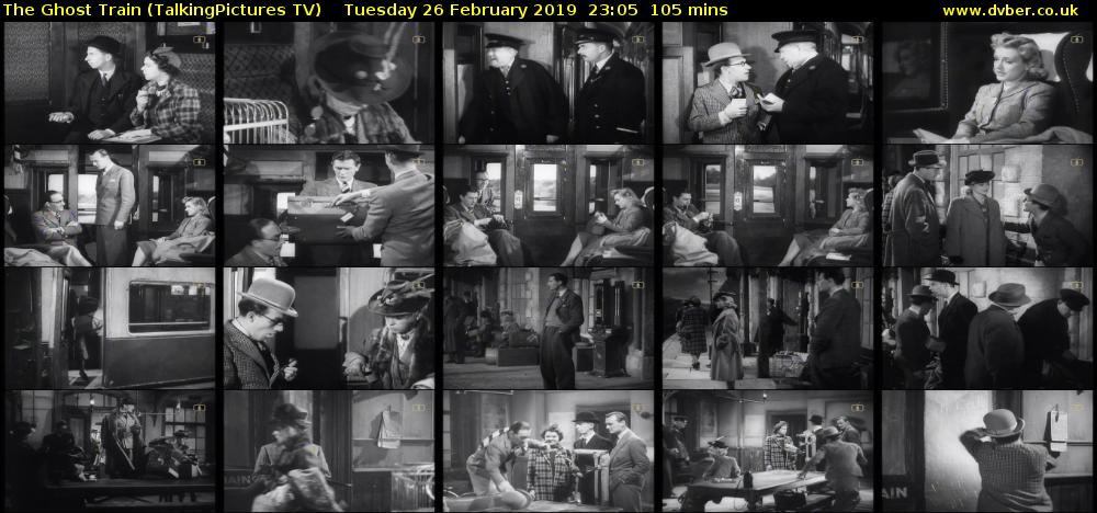 The Ghost Train (TalkingPictures TV) Tuesday 26 February 2019 23:05 - 00:50