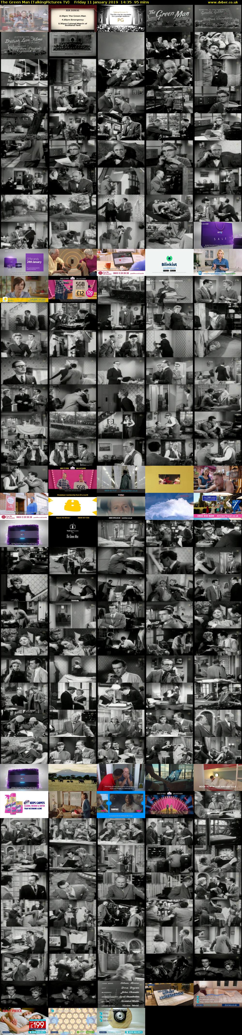 The Green Man (TalkingPictures TV) Friday 11 January 2019 14:35 - 16:10