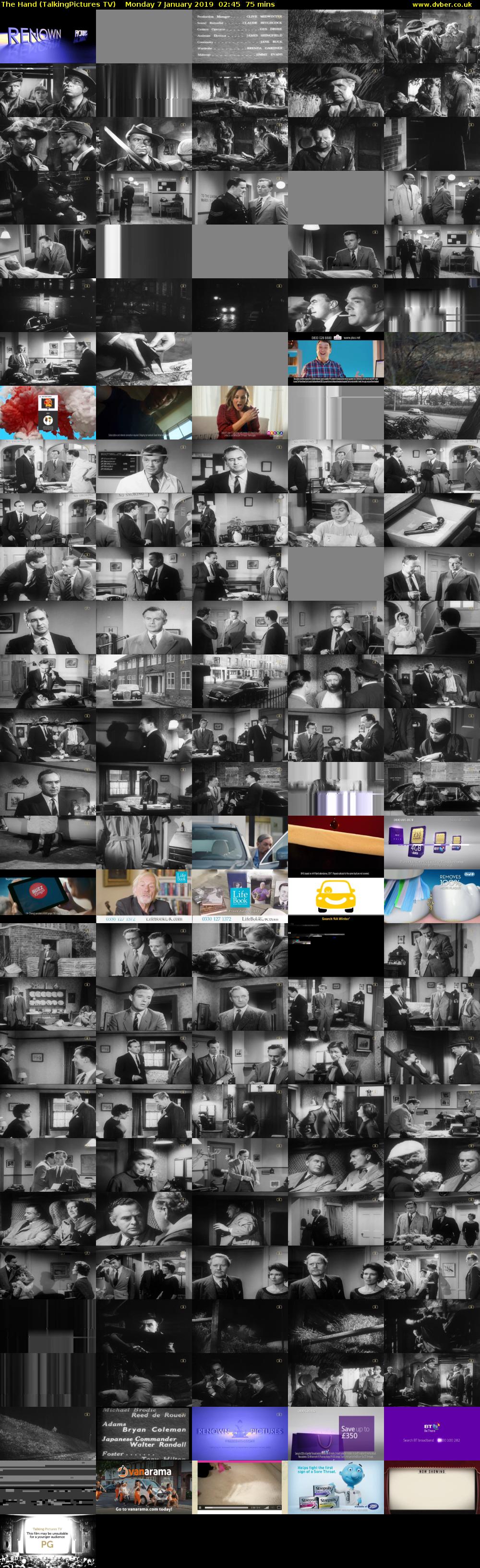 The Hand (TalkingPictures TV) Monday 7 January 2019 02:45 - 04:00