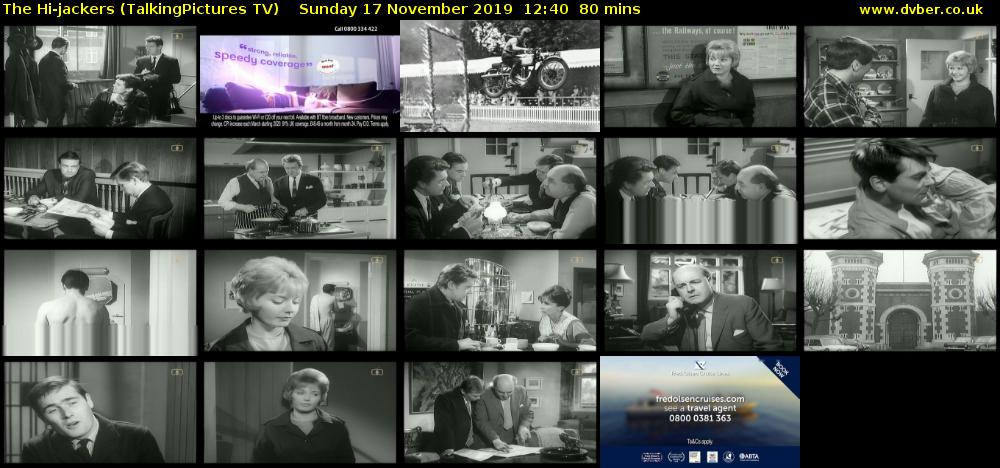 The Hi-jackers (TalkingPictures TV) Sunday 17 November 2019 12:40 - 14:00