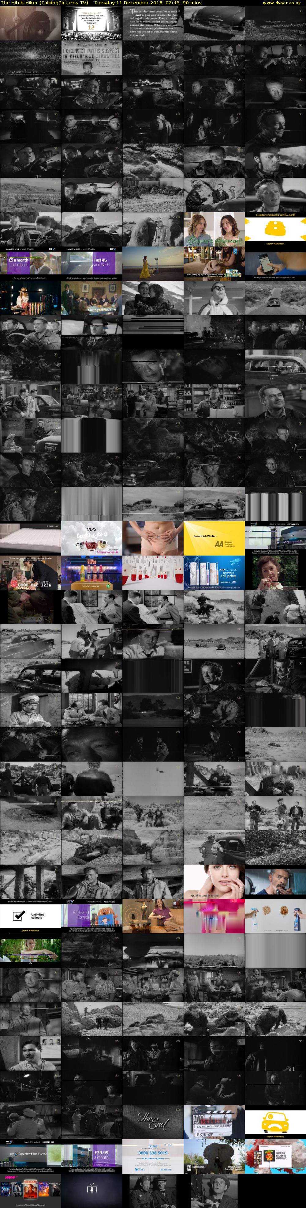 The Hitch-Hiker (TalkingPictures TV) Tuesday 11 December 2018 02:45 - 04:15