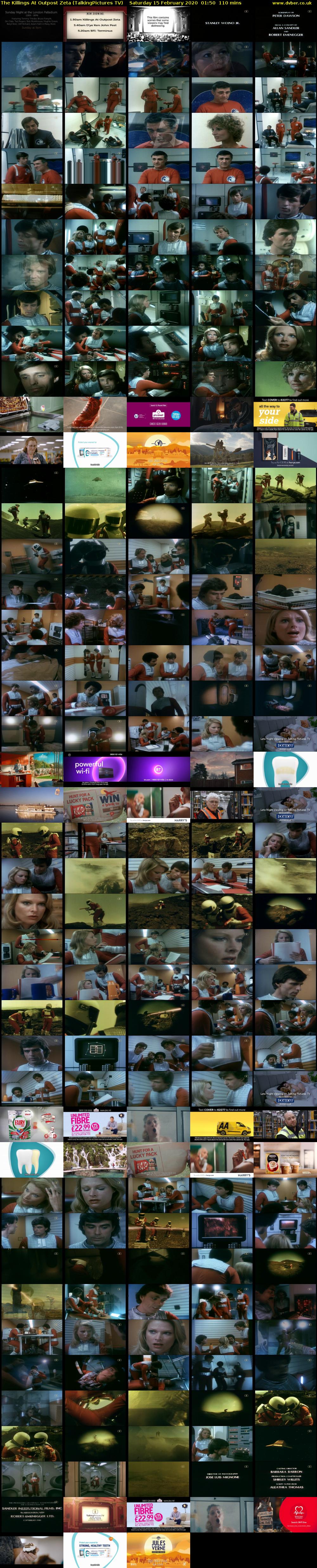 The Killings At Outpost Zeta (TalkingPictures TV) Saturday 15 February 2020 01:50 - 03:40
