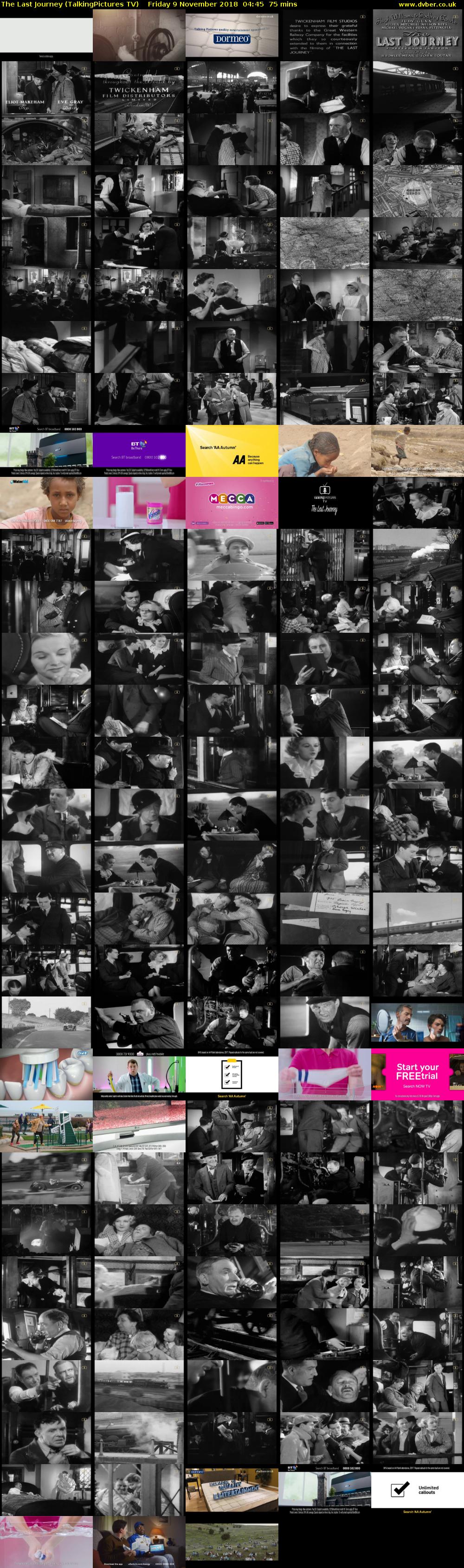 The Last Journey (TalkingPictures TV) Friday 9 November 2018 04:45 - 06:00