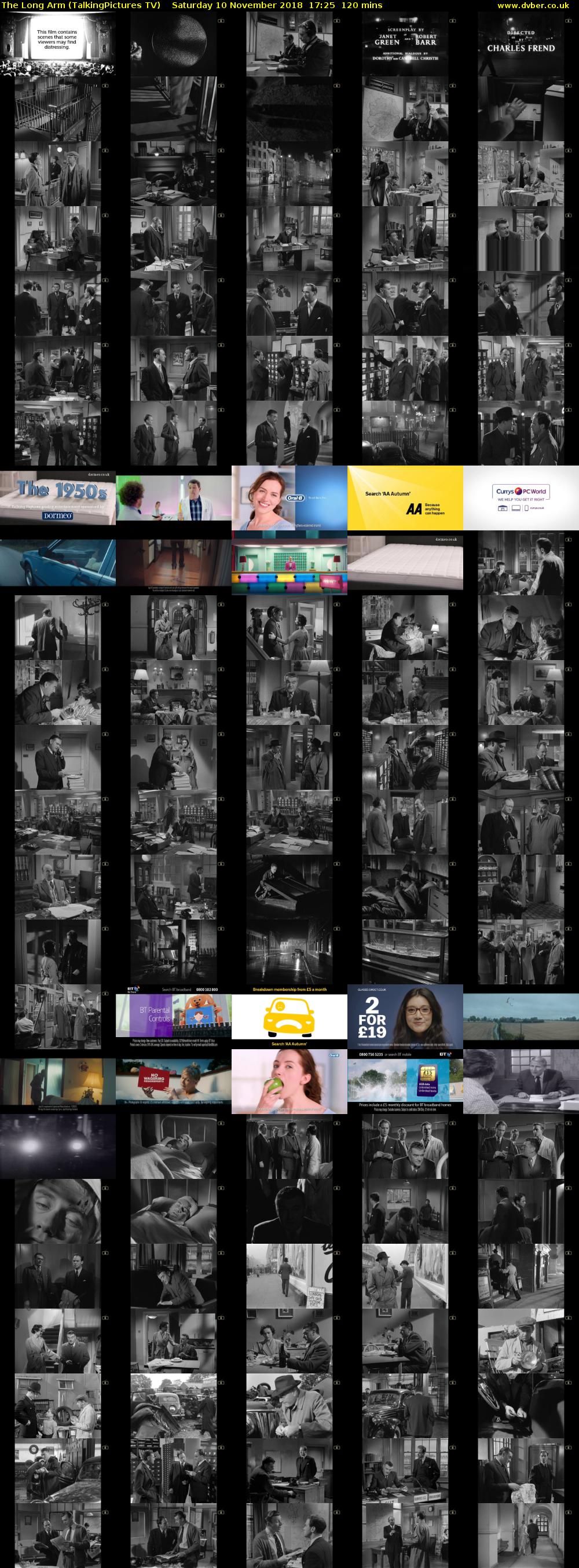 The Long Arm (TalkingPictures TV) Saturday 10 November 2018 17:25 - 19:25