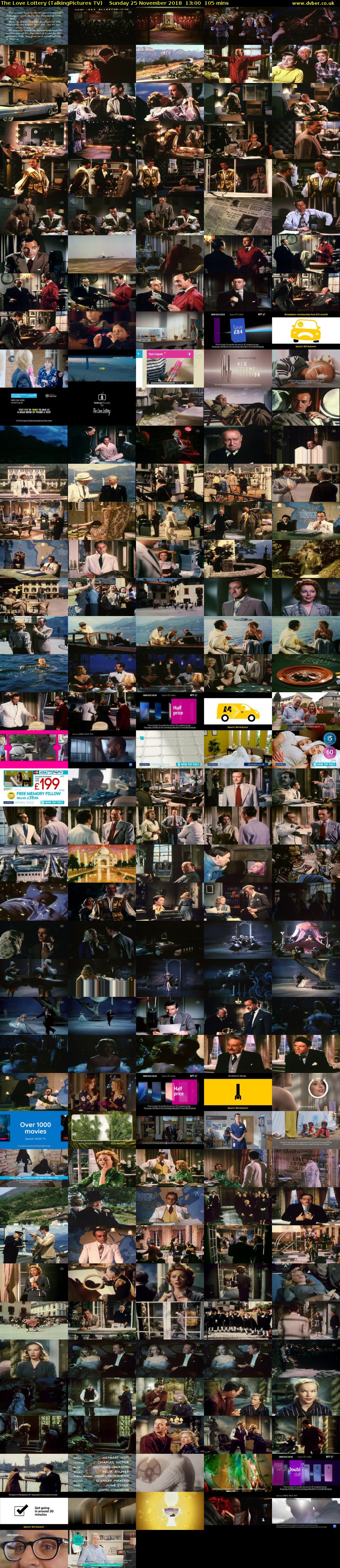 The Love Lottery (TalkingPictures TV) Sunday 25 November 2018 13:00 - 14:45