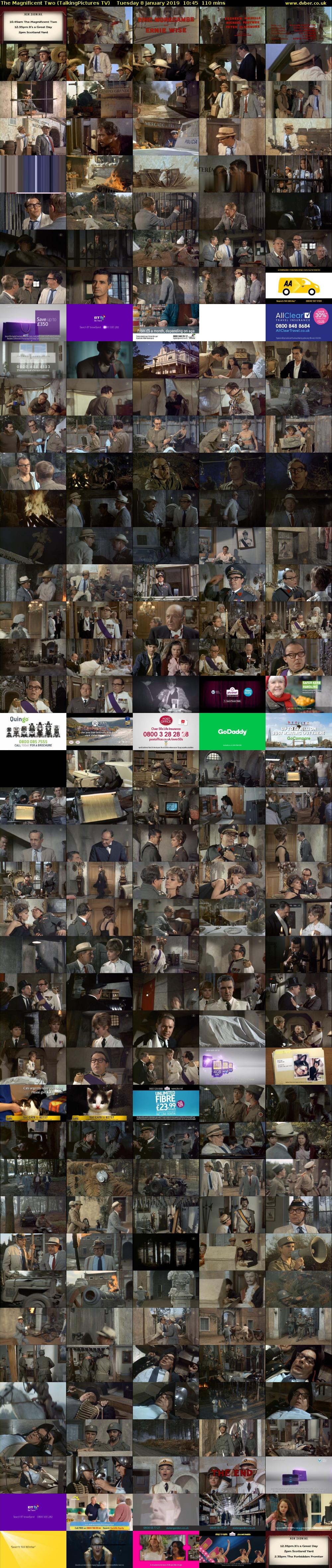 The Magnificent Two (TalkingPictures TV) Tuesday 8 January 2019 10:45 - 12:35