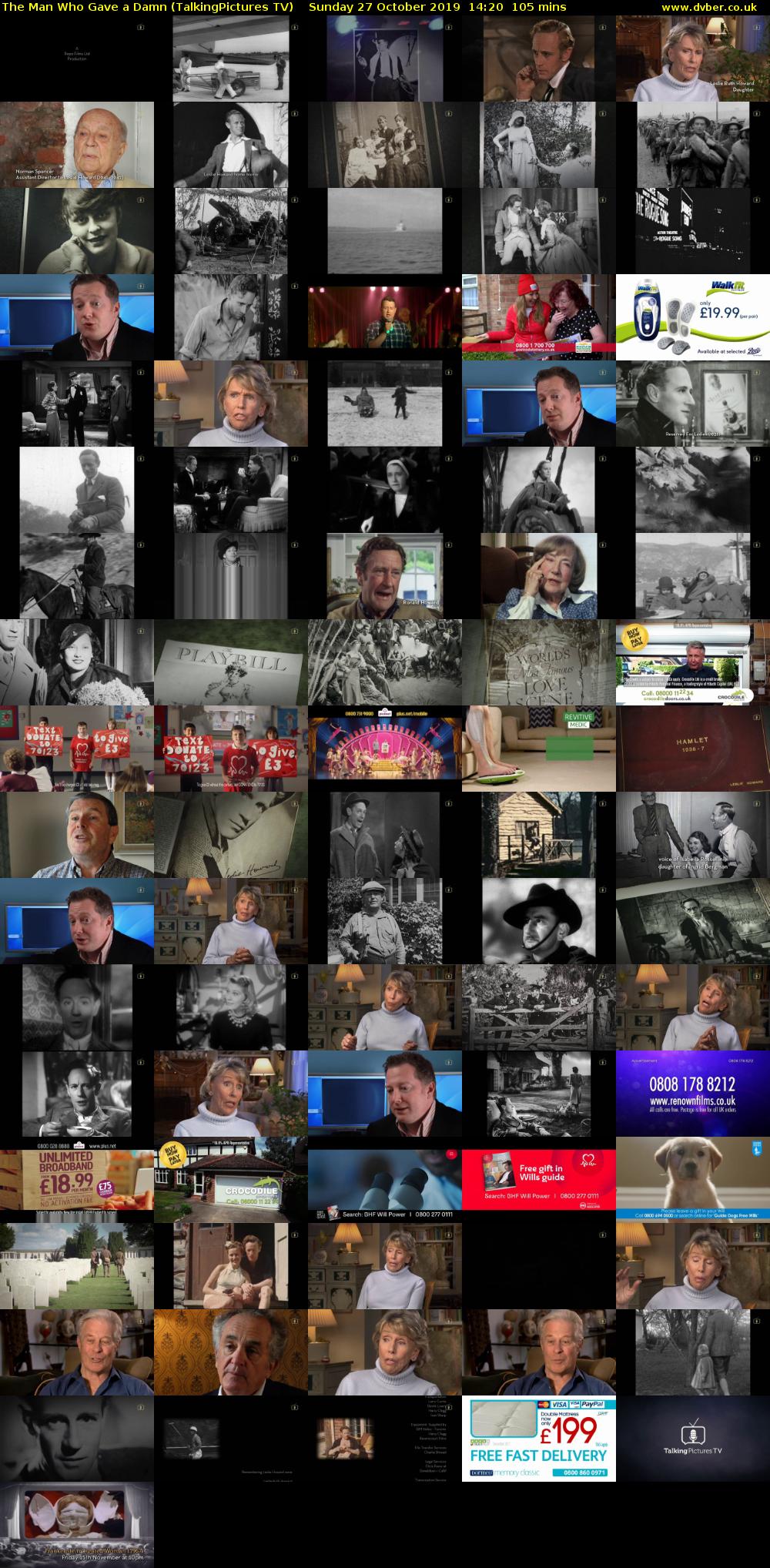 The Man Who Gave a Damn (TalkingPictures TV) Sunday 27 October 2019 14:20 - 16:05
