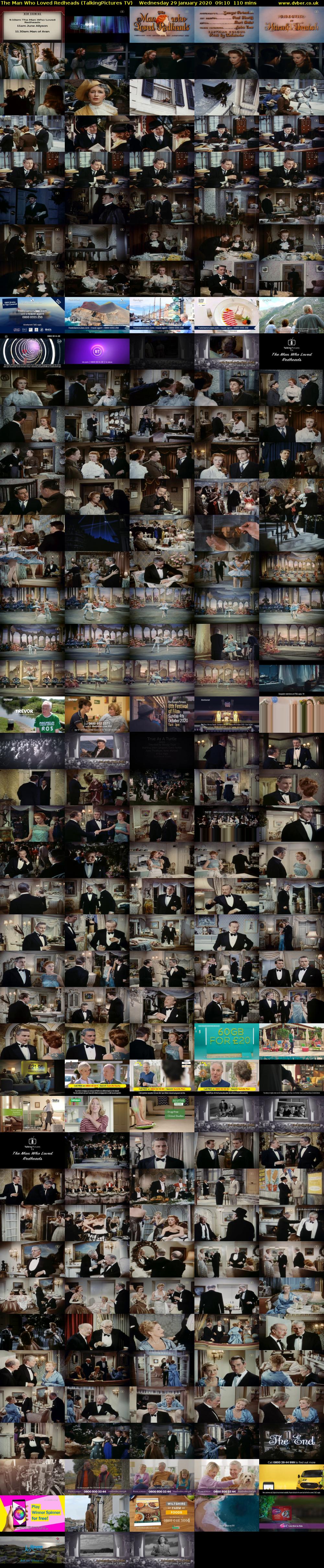 The Man Who Loved Redheads (TalkingPictures TV) Wednesday 29 January 2020 09:10 - 11:00
