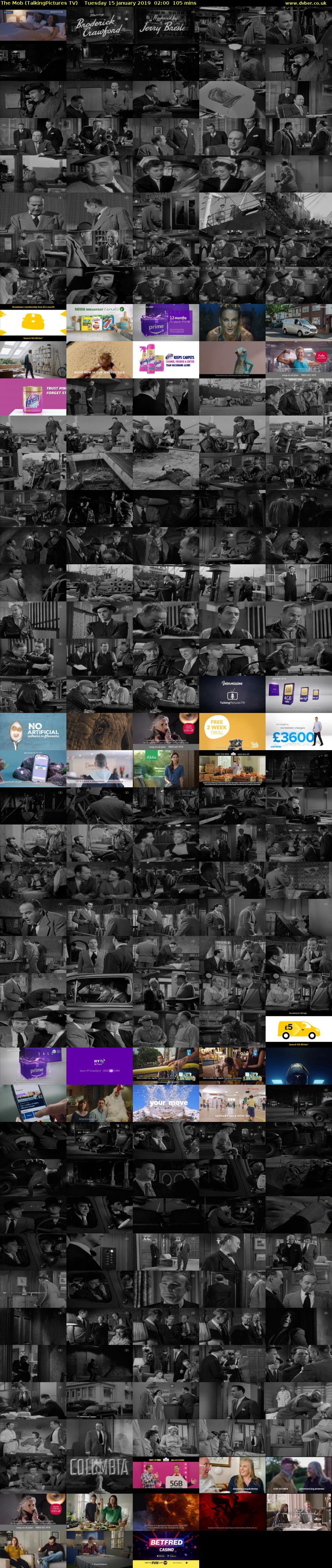 The Mob (TalkingPictures TV) Tuesday 15 January 2019 02:00 - 03:45