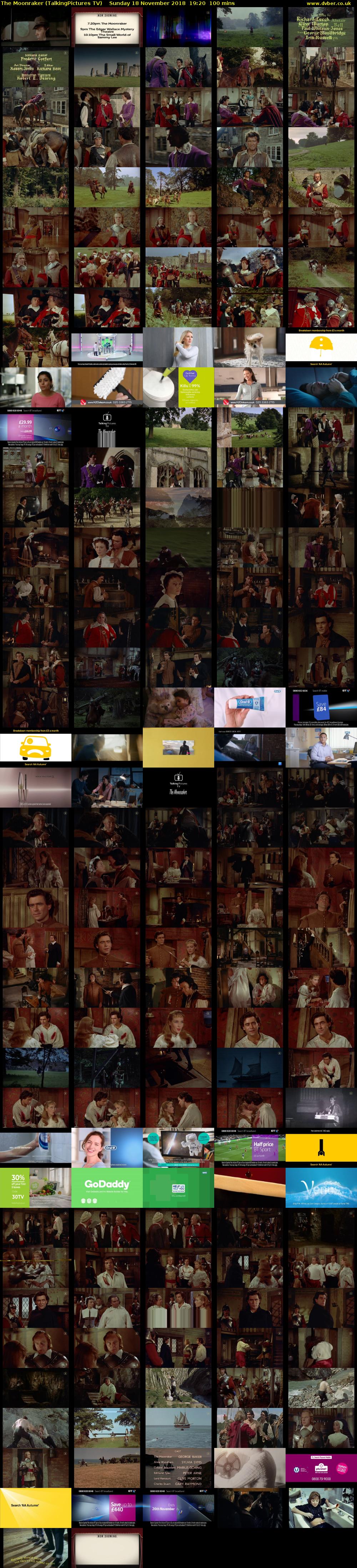 The Moonraker (TalkingPictures TV) Sunday 18 November 2018 19:20 - 21:00