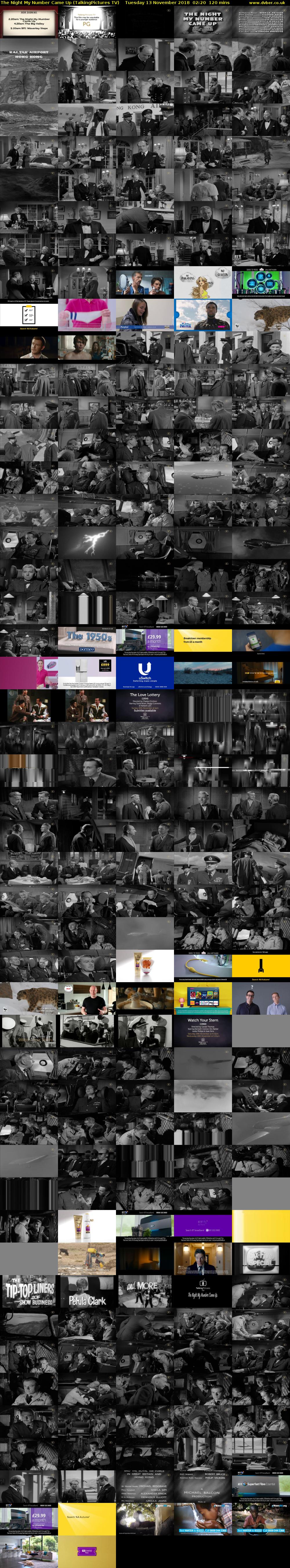 The Night My Number Came Up (TalkingPictures TV) Tuesday 13 November 2018 02:20 - 04:20