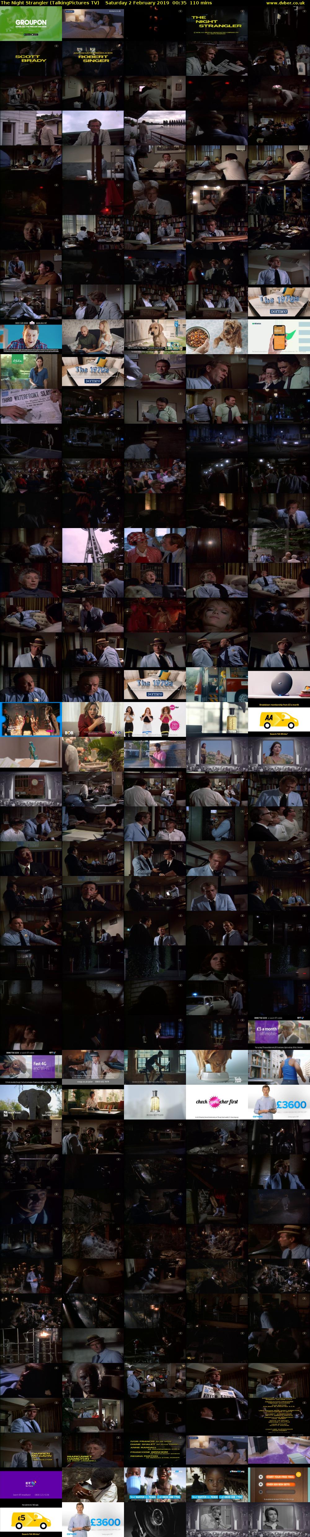 The Night Strangler (TalkingPictures TV) Saturday 2 February 2019 00:35 - 02:25