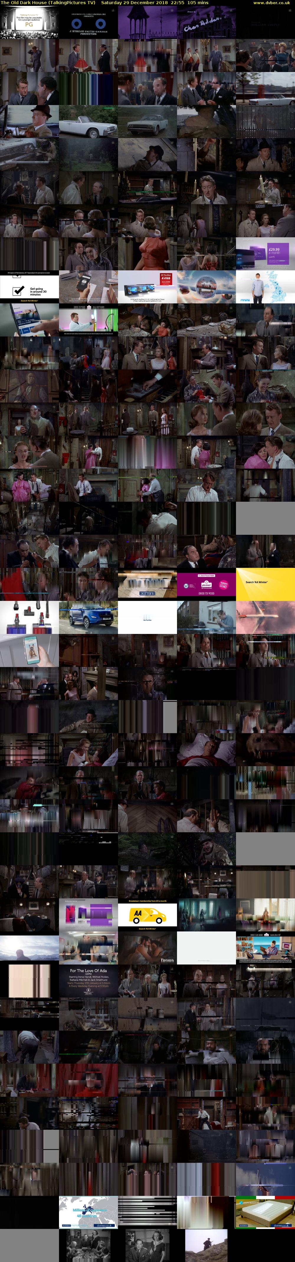 The Old Dark House (TalkingPictures TV) Saturday 29 December 2018 22:55 - 00:40